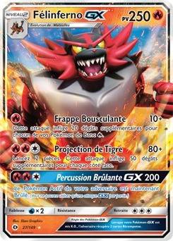 Felinferno Gx Carte Pok Mon Soleil Et Lune