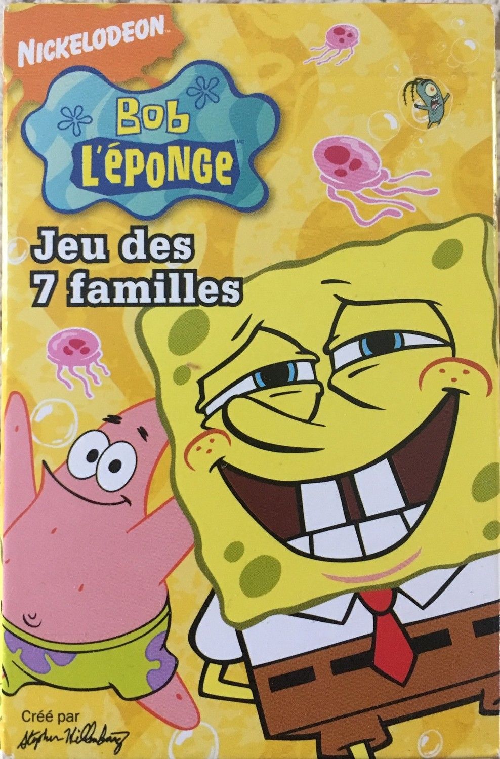 Bob l éponge Jeu des 7 Familles