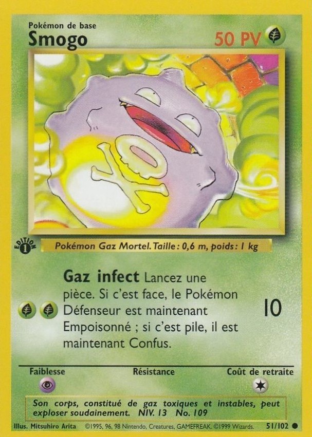 Smogo Dition Carte Pok Mon Set De Base