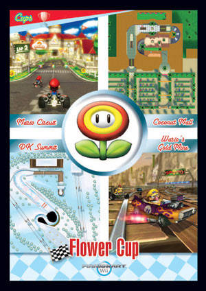 Flower Cup Mario Kart Wii Trading Cards EnterPlay 054