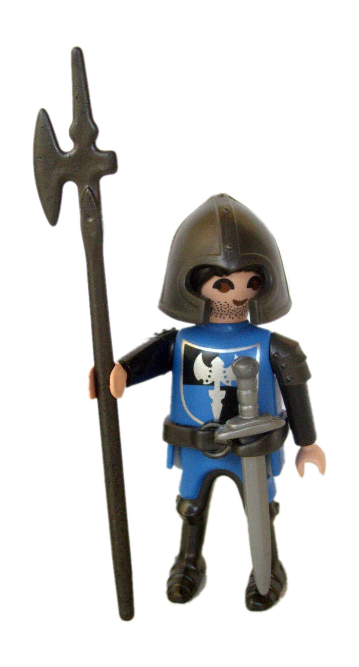 Chevalier Bleu Personnage Playmobil Quick