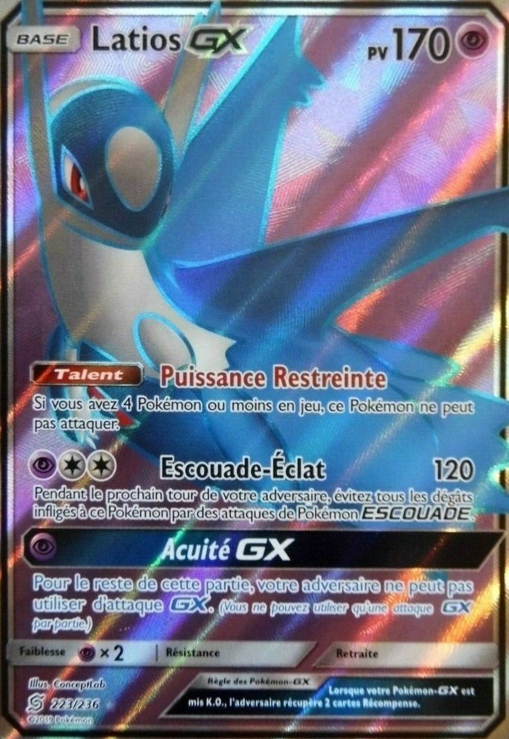 Latios Gx Carte Pok Mon Harmonie Des Esprits