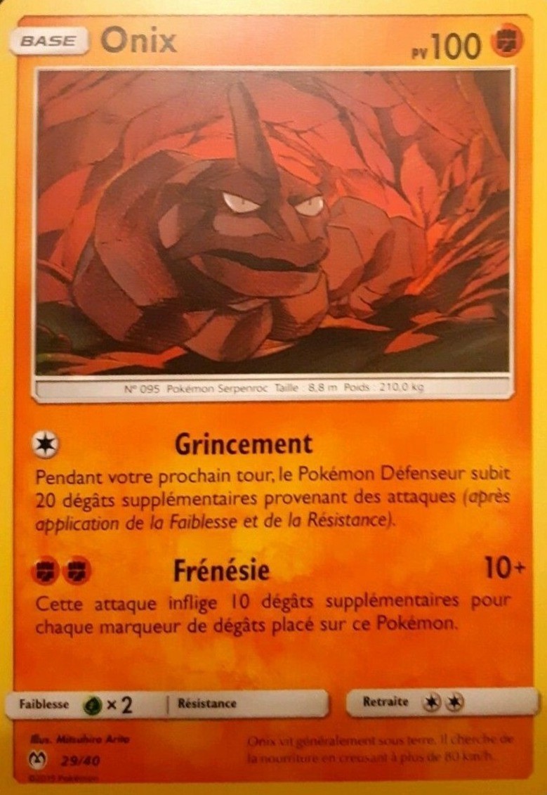 Toys Hobbies Carte Pokemon Onix Holo Mc Donald S Soleil Et