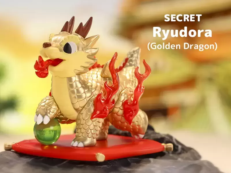 Kaiju Negora Lucky Things - Ryudora Golden Dragon