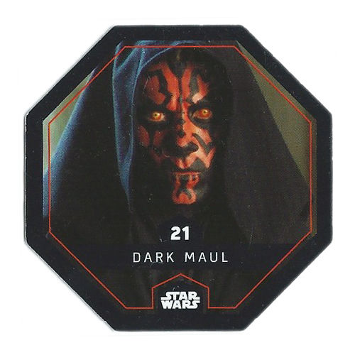 Dark Maul Cosmic Shell 21 Cartes Leclerc Star Wars 2015