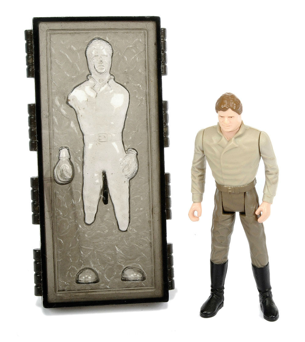 han solo carbonite vintage figure