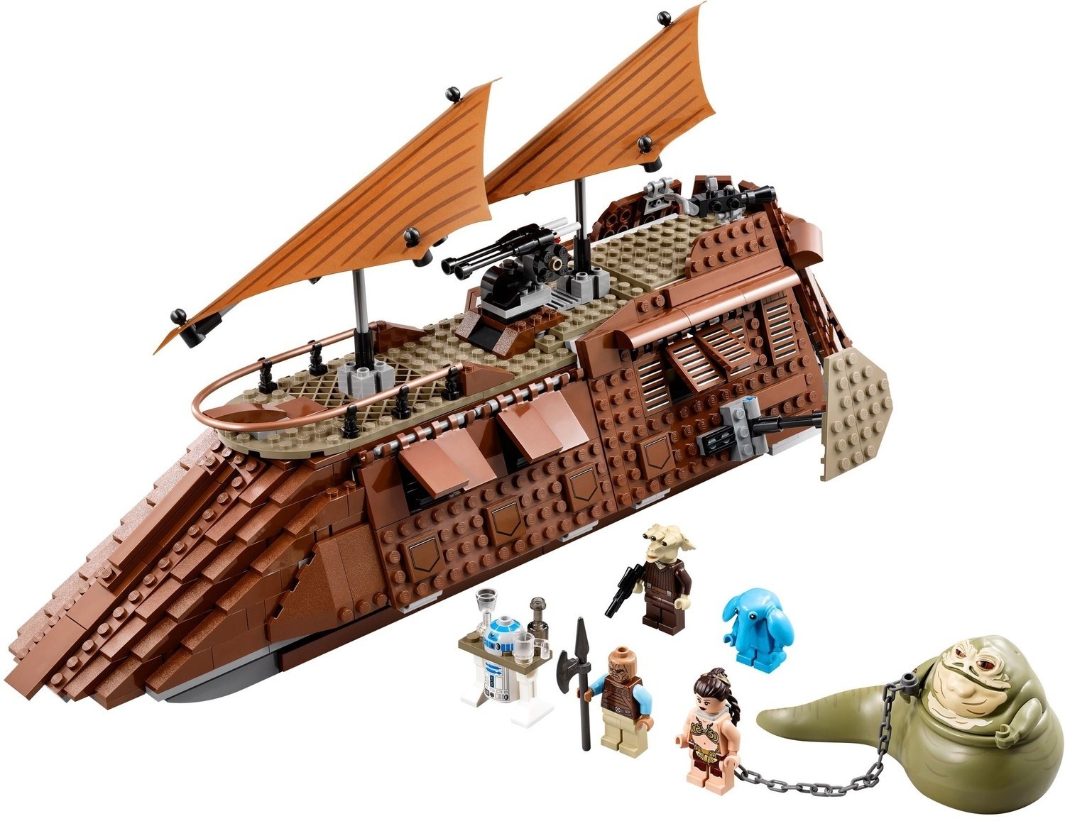 Jabbas Sail Barge Lego Star Wars Set 75020