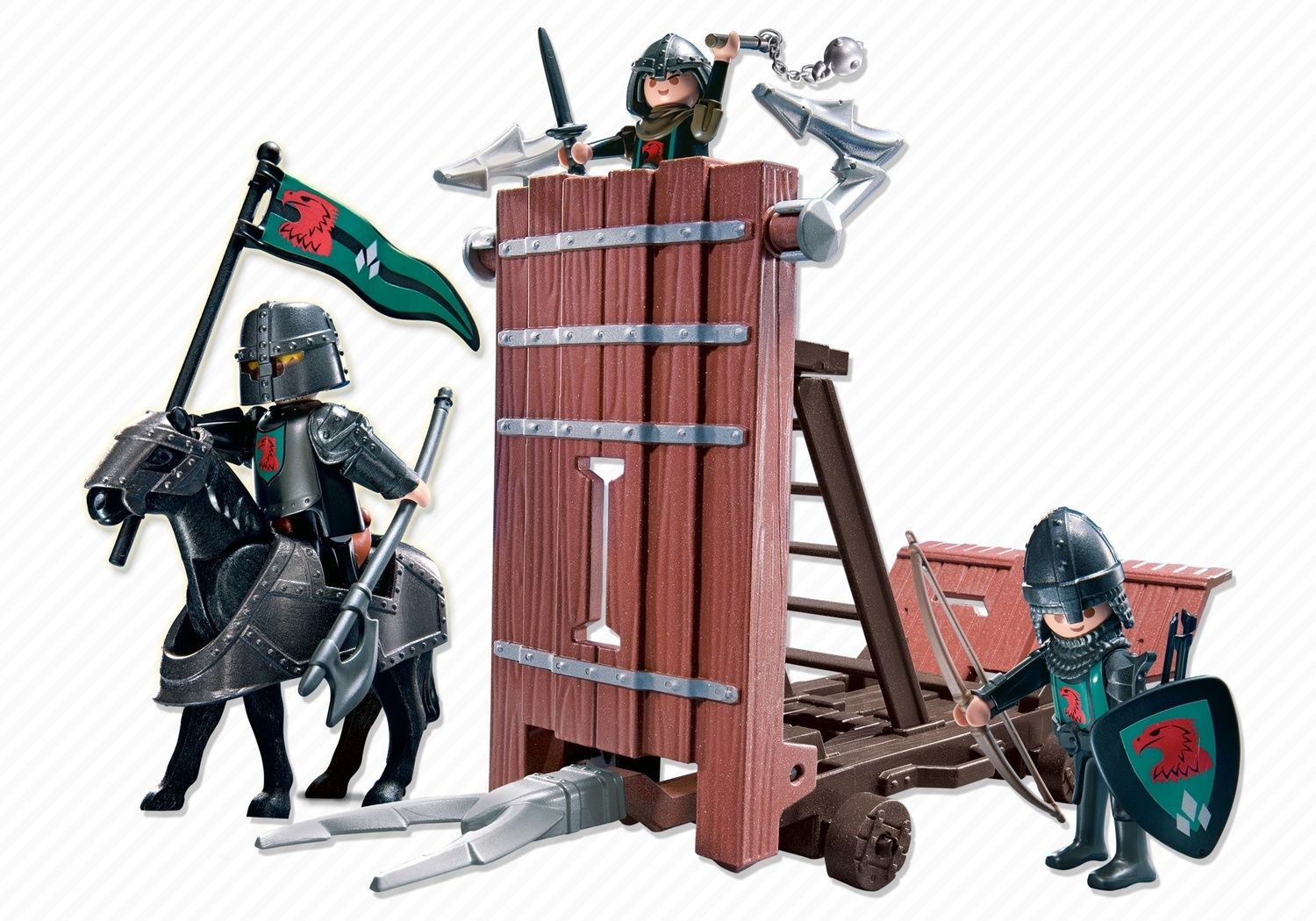 playmobil chevalier faucon