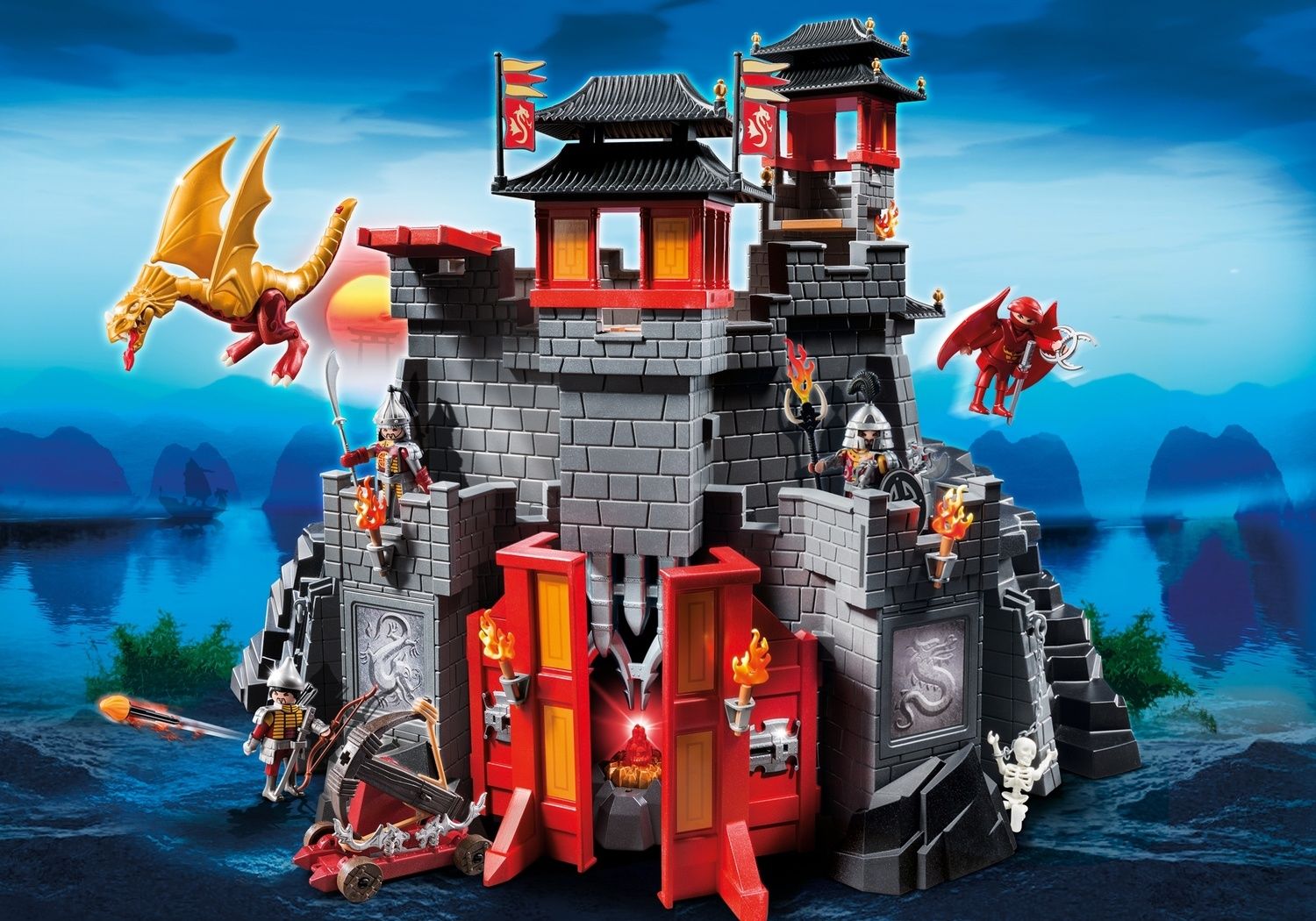 playmobil citadelle secrète du dragon