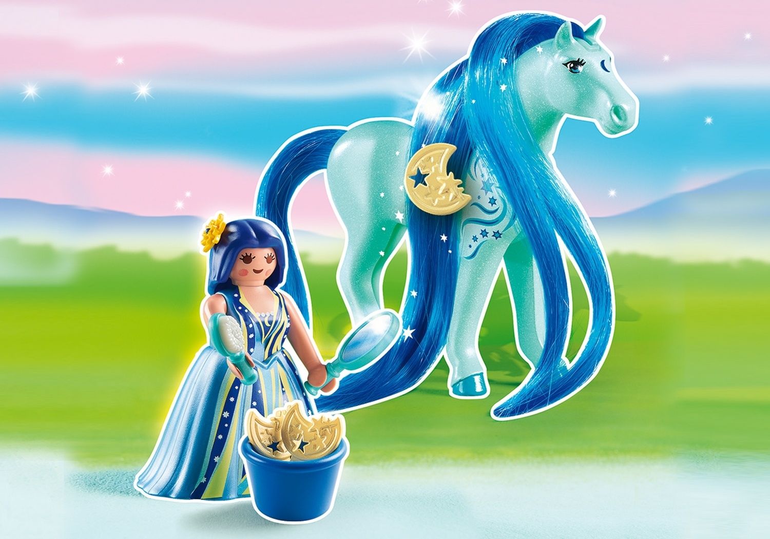 cheval a coiffer playmobil