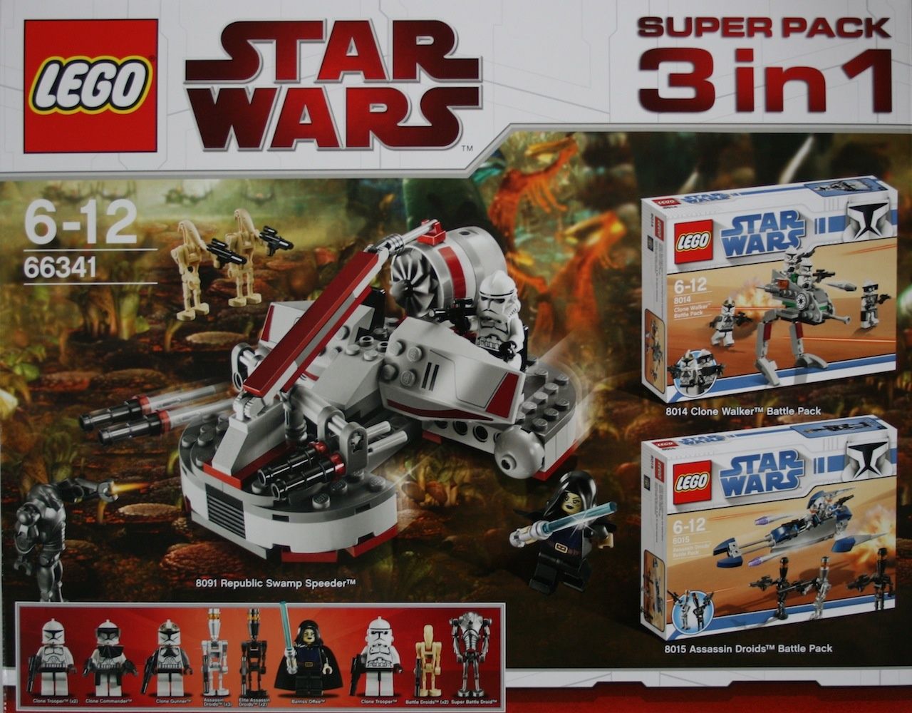 Star Wars Super Pack 3 in 1 - LEGO Star Wars set 66341