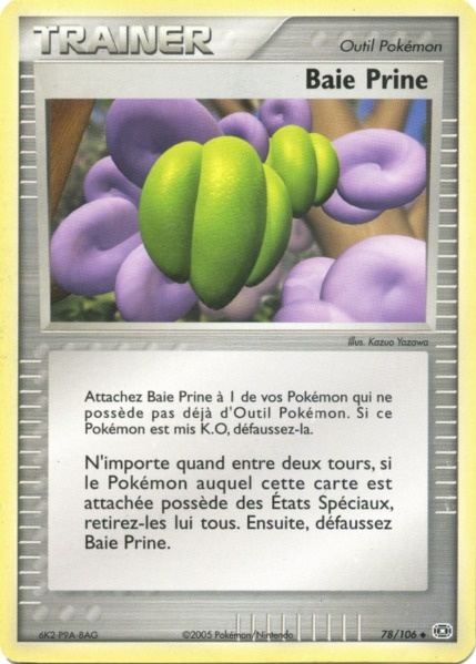 Pokemon Pokemon Ex Emeraude N 78 106 Baie Prine Cartes A L Unite Jeux De Cartes A Collectionner