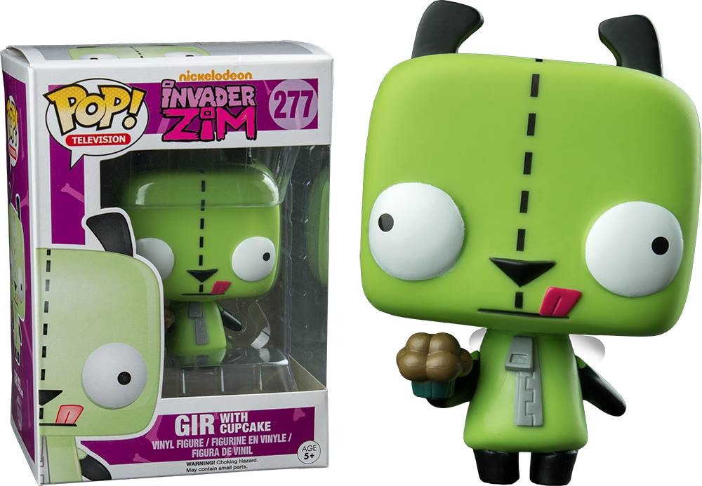 zim and gir on the pig funko pop