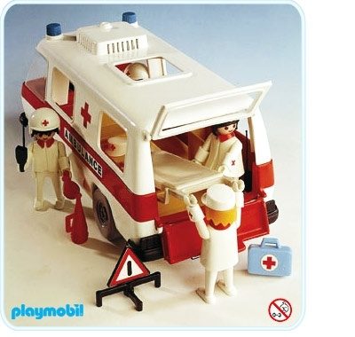 playmobil ambulance 1985