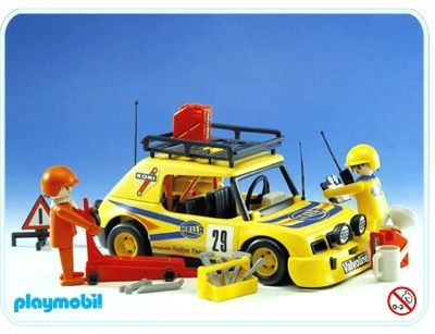 playmobil rally car