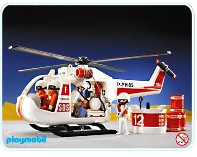 helicoptere hopital playmobil