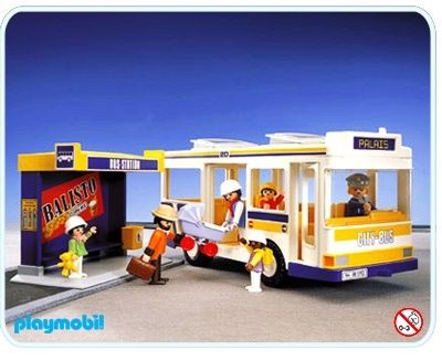 playmobil bus station