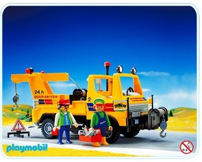 playmobil tow truck