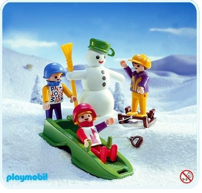 playmobil à la neige