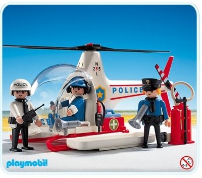 playmobil police helicopter