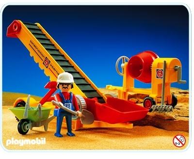 playmobil cement mixer