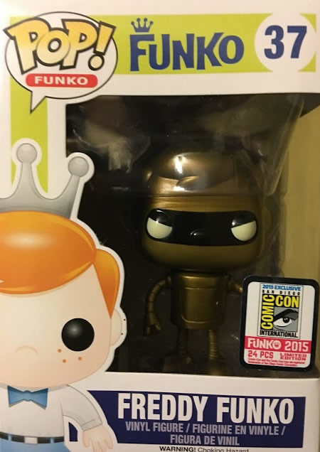 Freddy Funko Bender Gold Figurine Pop 37 Pop Funko 8010