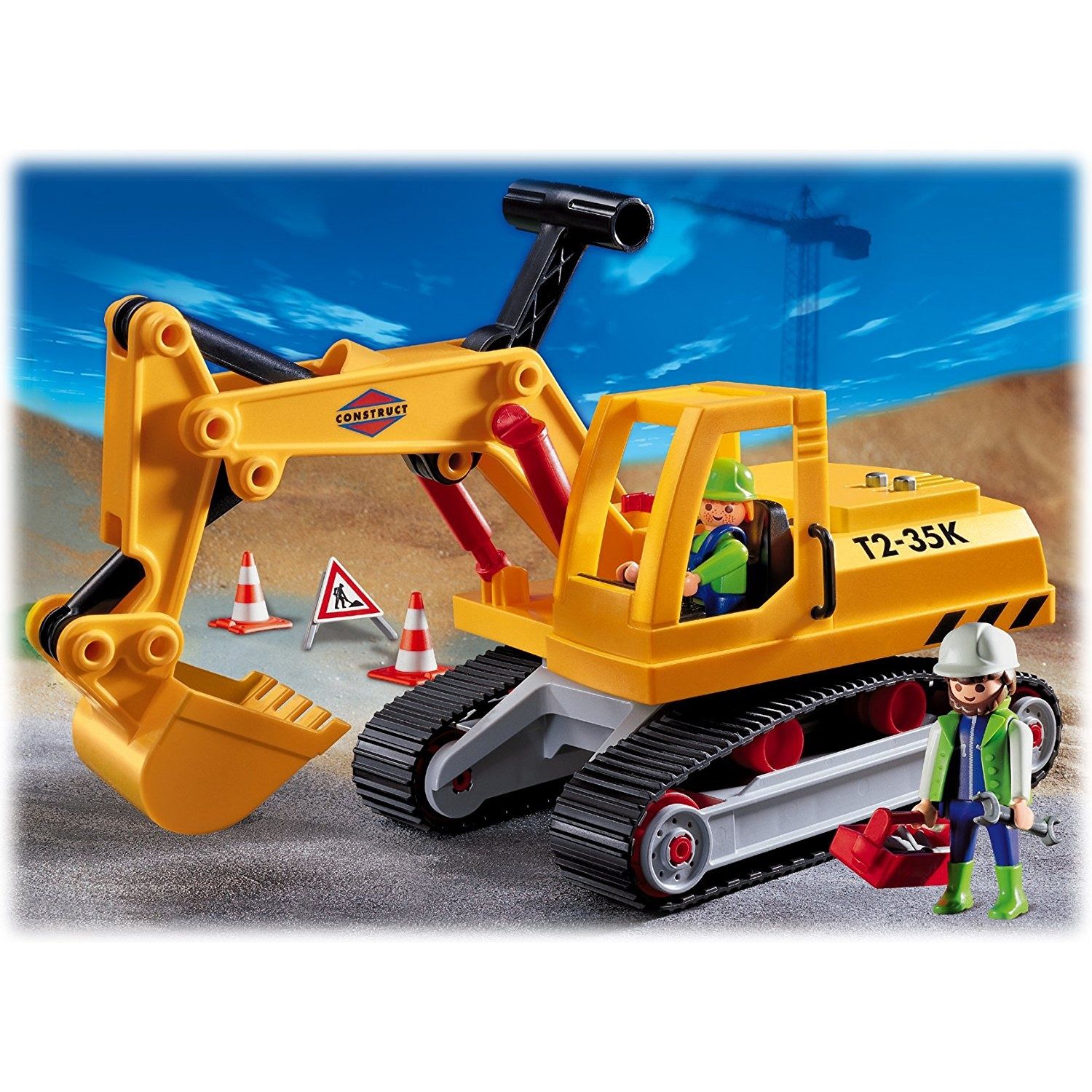 playmobil digger excavator 3001