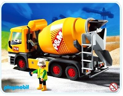 playmobil concrete mixer