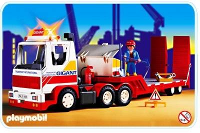 playmobil flatbed truck