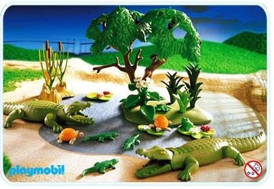 playmobil crocodile zoo