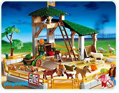 playmobil petting zoo