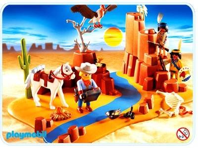 playmobil cowboy set