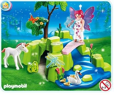 playmobil unicorn garden