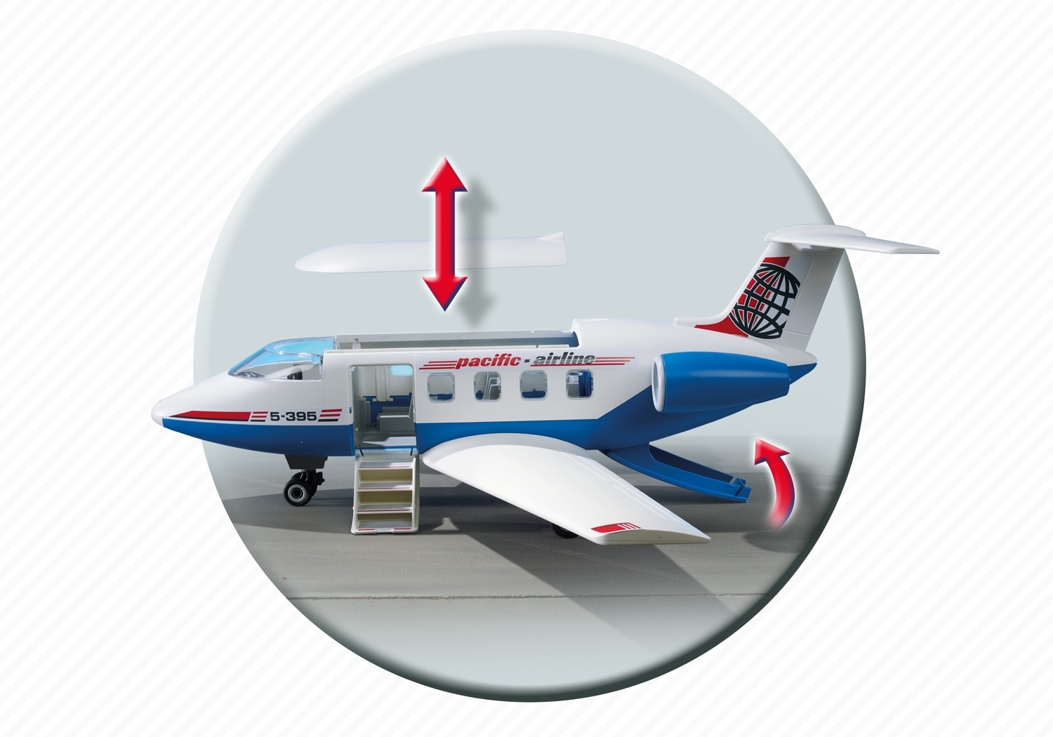 playmobil passenger plane 5395