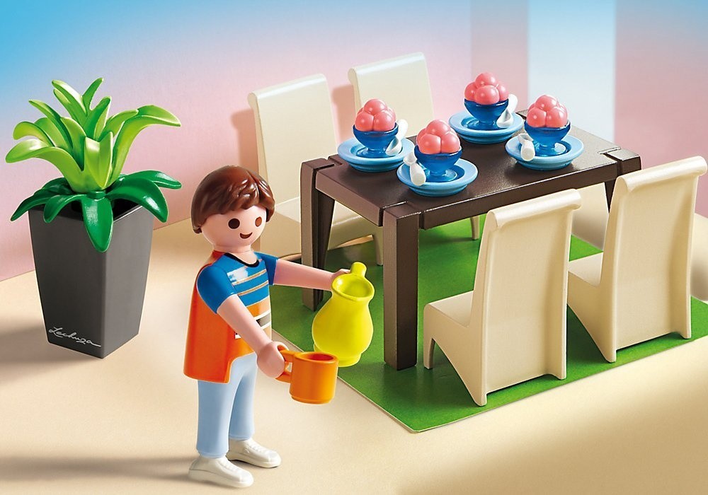 vintage playmobil dining room