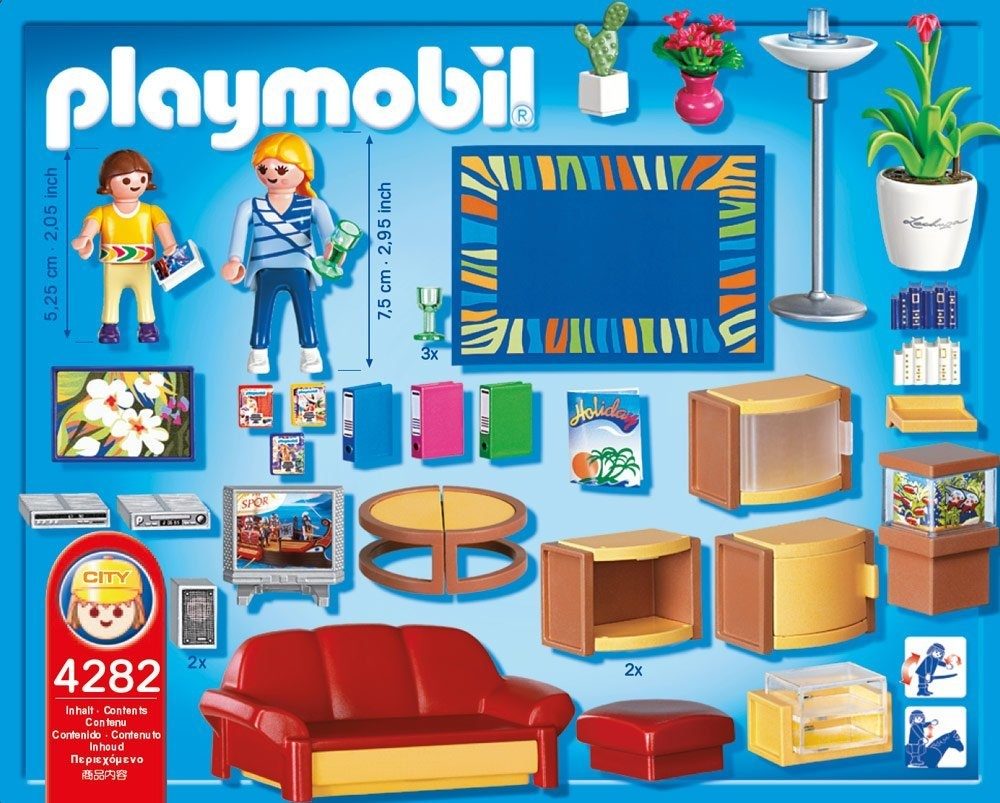 playmobil living room 4282