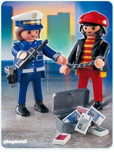 playmobil police voleur