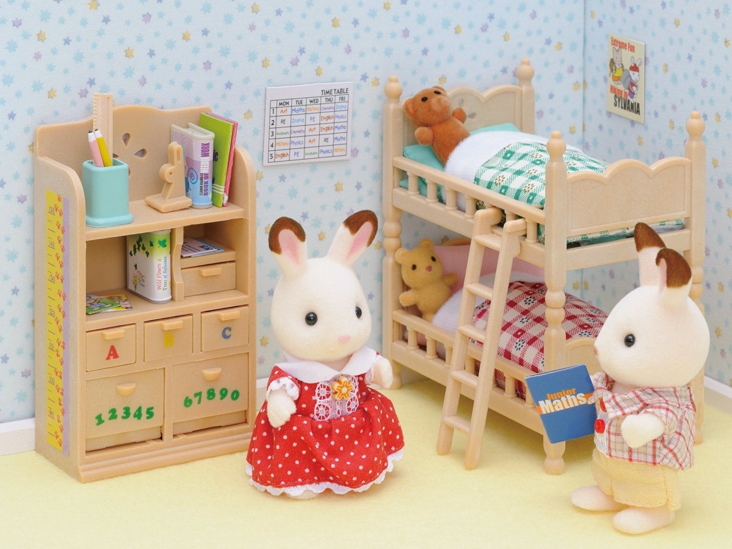 sylvanian childrens bedroom set