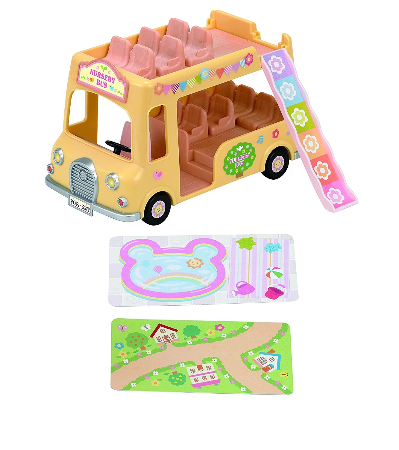 sylvanian families double decker bus