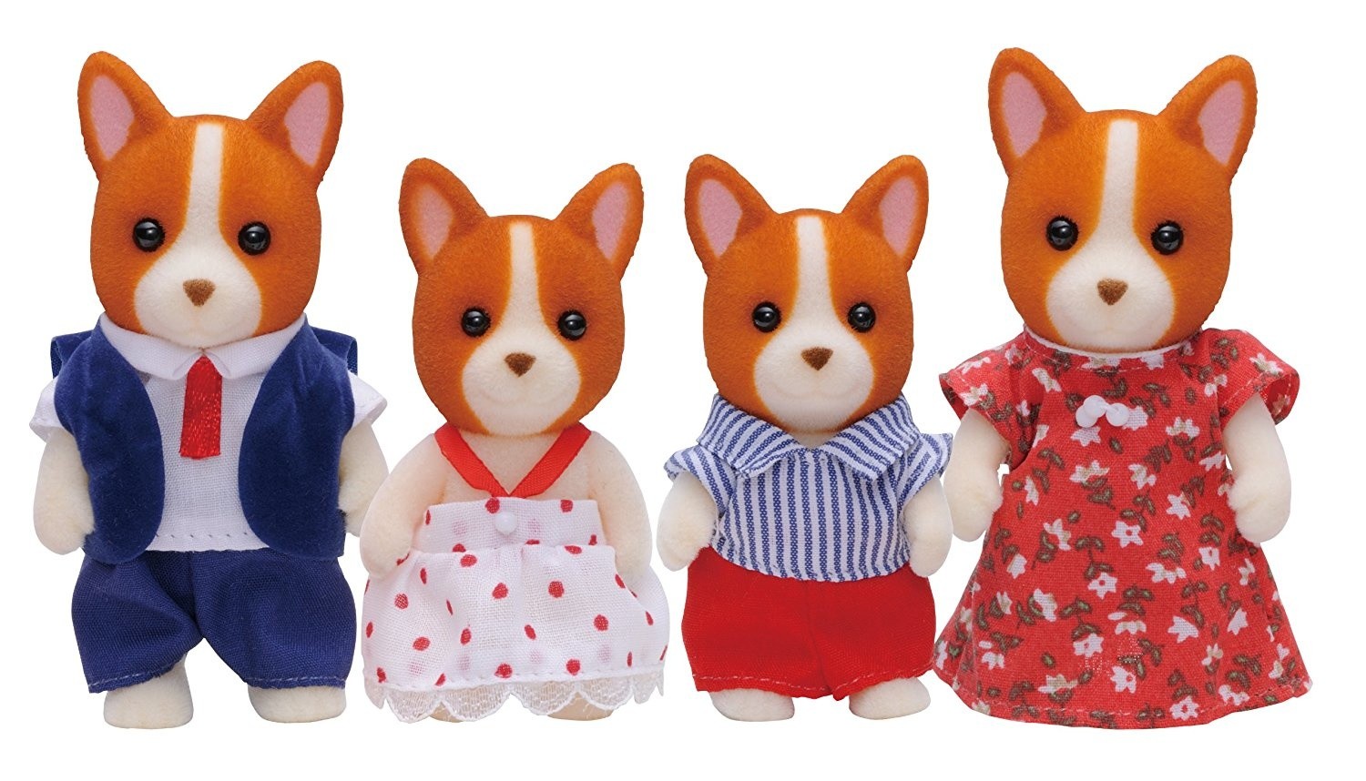 Famille Chien Corgi Depembroke Sylvanian Families Europe 4630