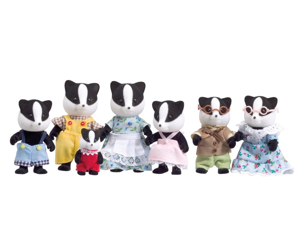 sylvanian families badger family