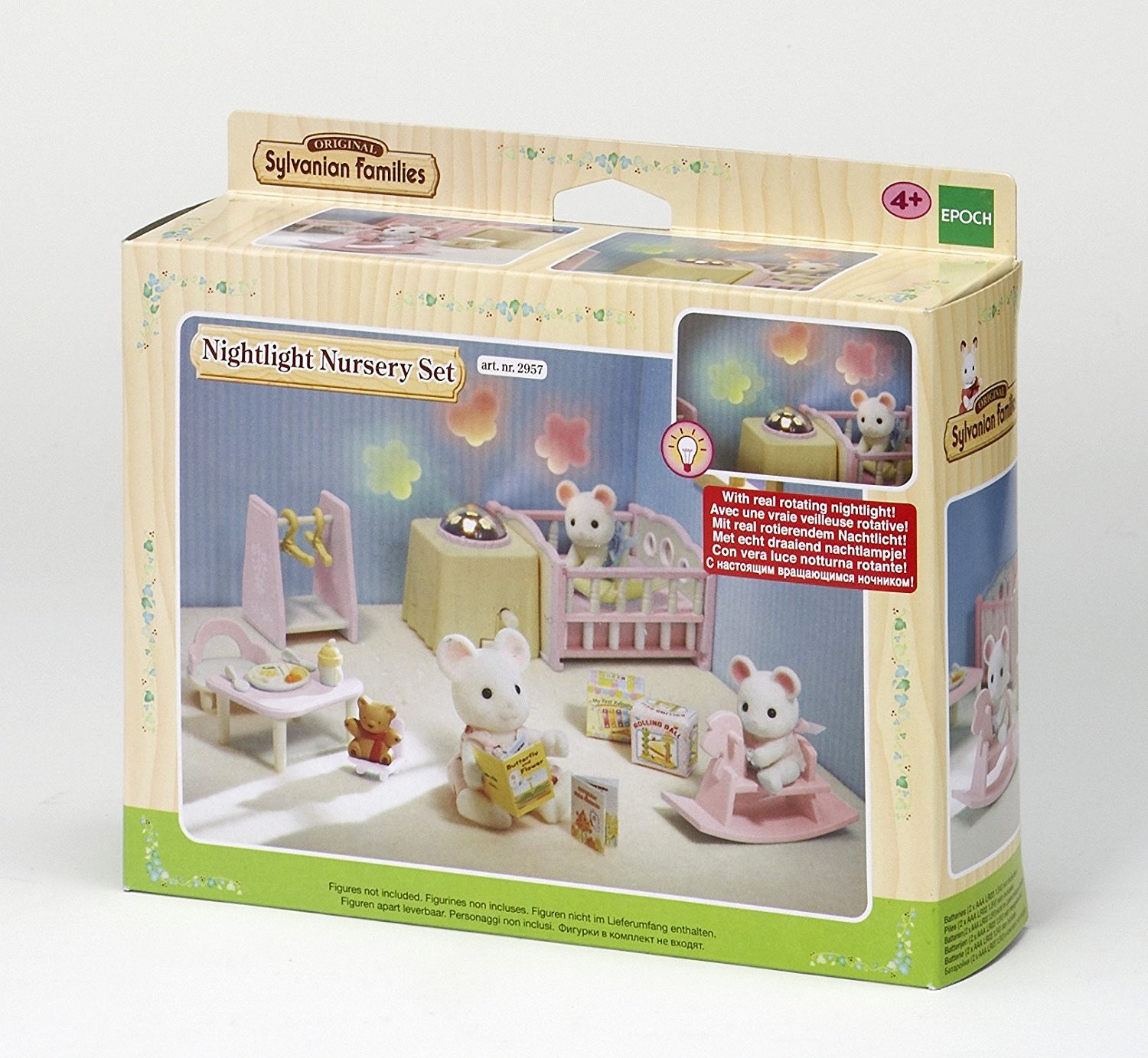 sylvanian nightlight nursery set