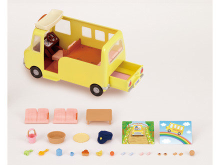 sylvanian families rainbow nursery bus