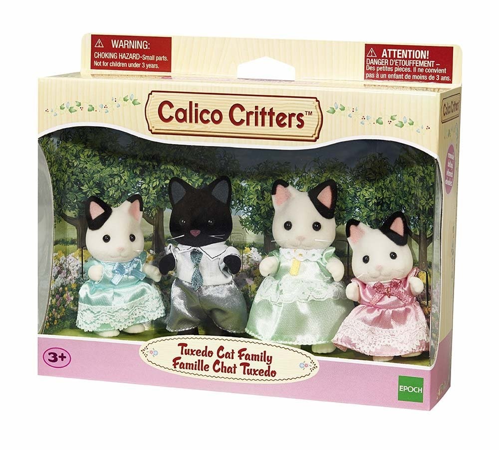 calico critters tuxedo cat family names