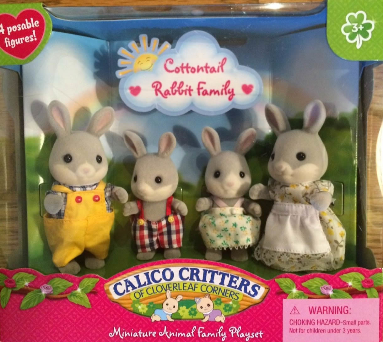 calico critters cottontail rabbit family