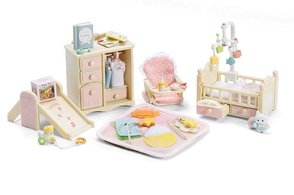 Furniture Calico Critters Cc2271 Girl Lavender Bedroom Set