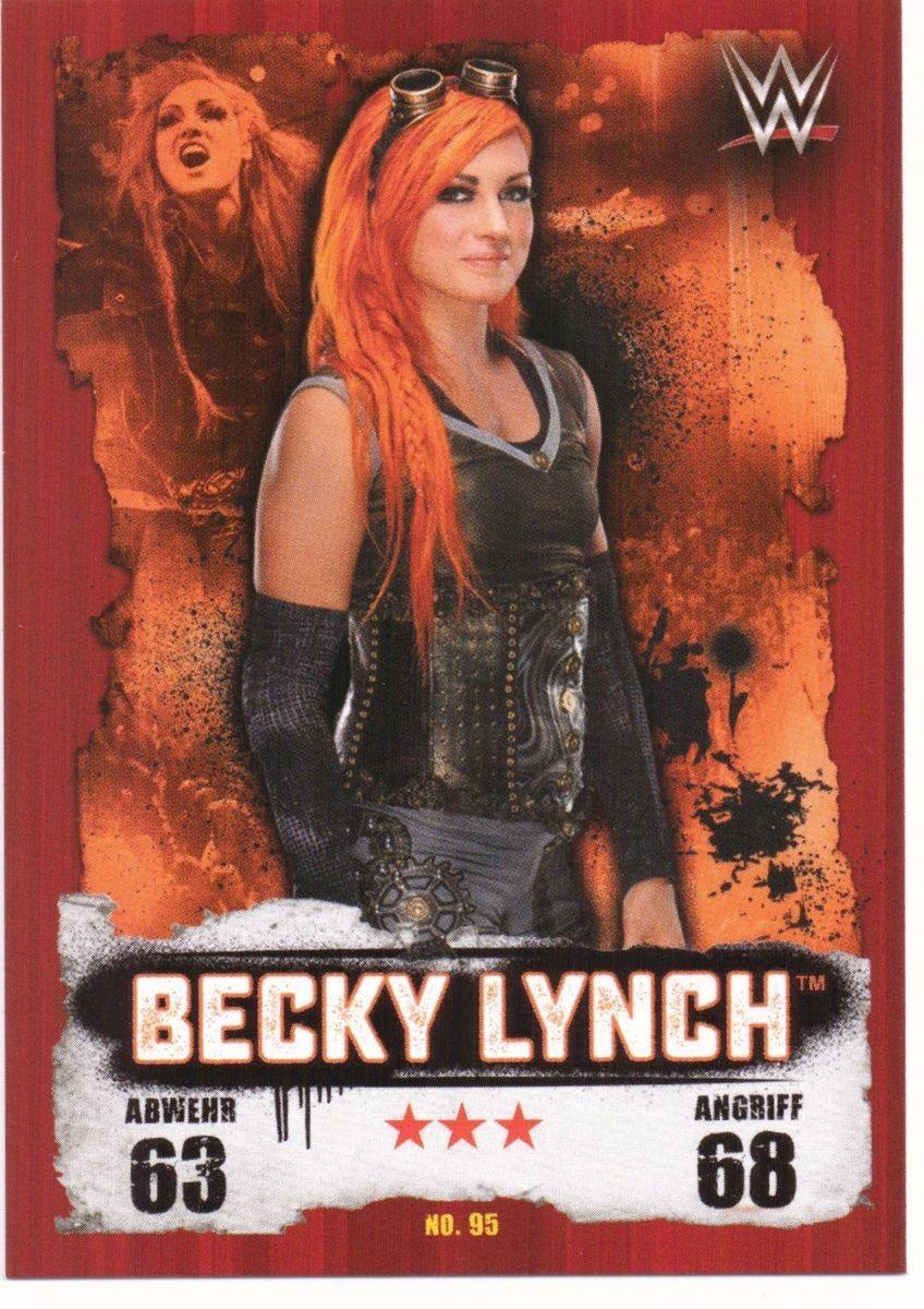 Becky Lynch - Slam Attax Takeover 2016 card 95