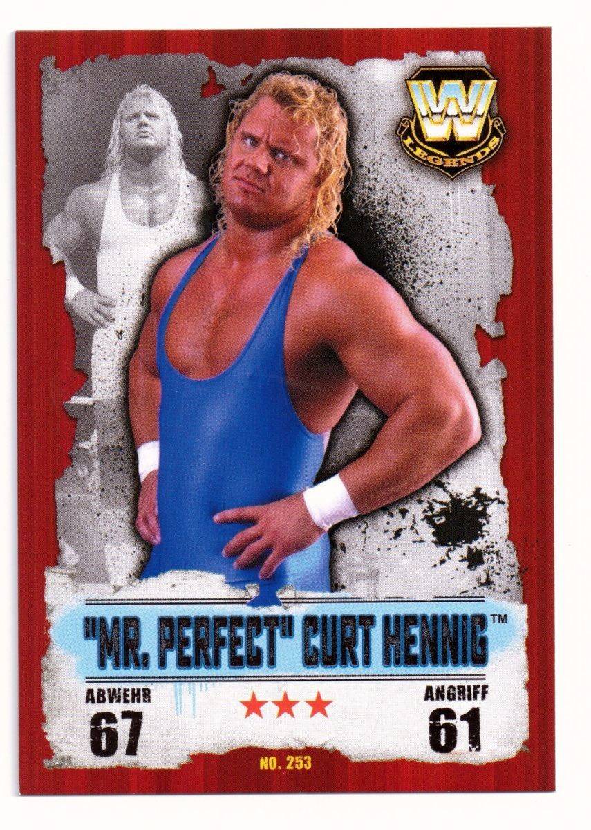 Mr. Perfect Curt Hennig - Slam Attax Takeover 2016 card 253