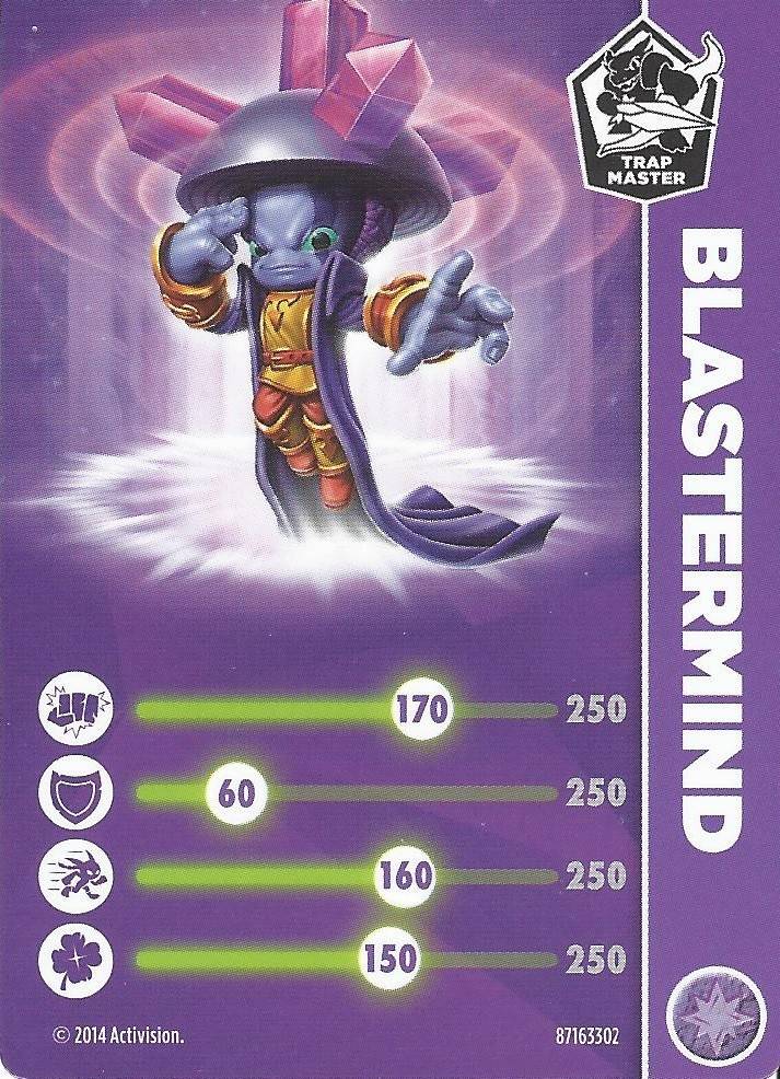 Blastermind - Skylanders Trap Team Cards