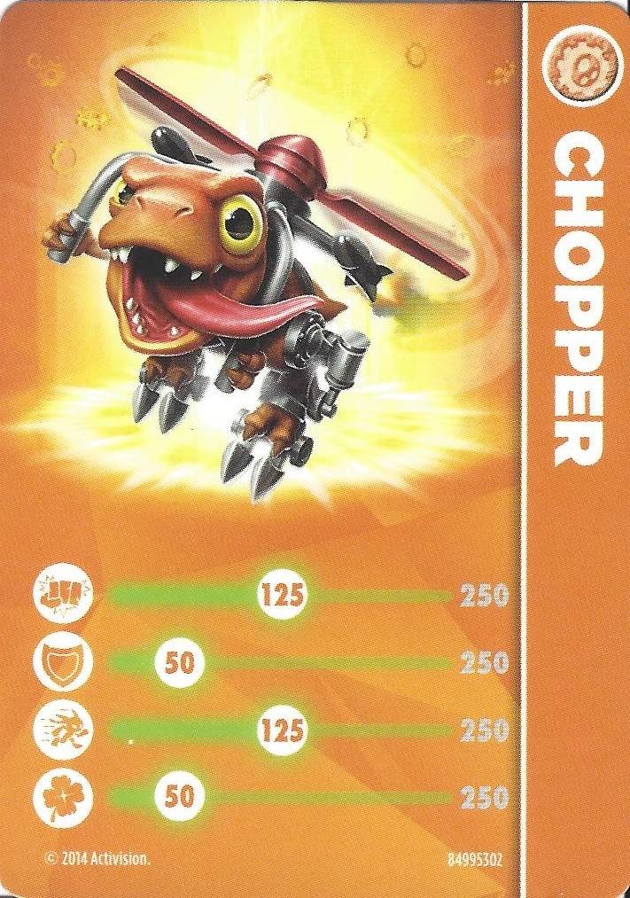 Chopper - Skylanders Trap Team Cards